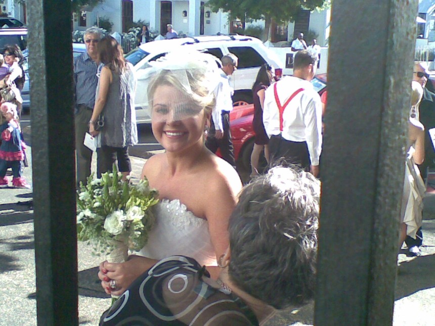 Chanelle Mitton wedded to Terrence Coombes in Stellenbosch 12th Nov 11s